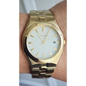 Citizen Eco-Drive Mens Watch Gold Tone E110-S008701 HSB